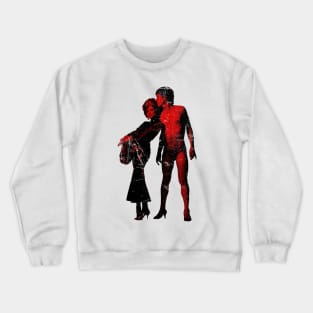 red vintage ivy & Lux Crewneck Sweatshirt